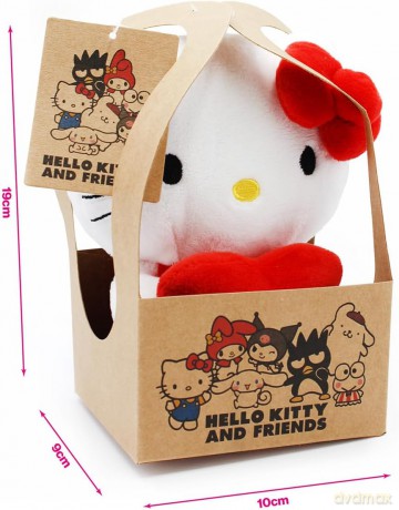 Sanrio Plush Figure Hello Kitty Heart 14 cm