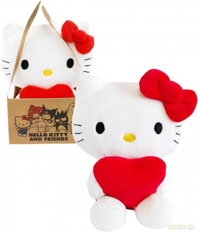 Sanrio Plush Figure Hello Kitty Heart 14 cm