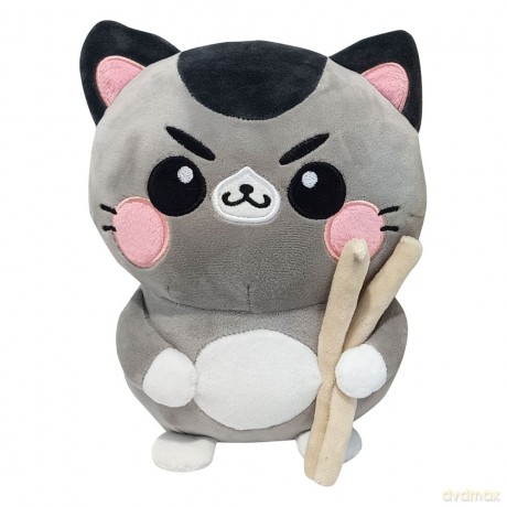 Funny Cat Plush Figure Cat with Chopsticks 25 cm