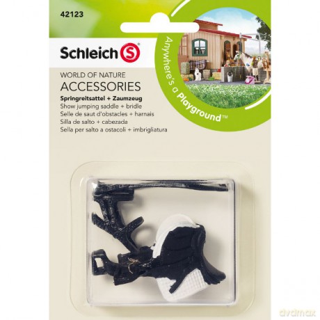 Schleich Siodło Skokowe Uzda [ZABAWKA]