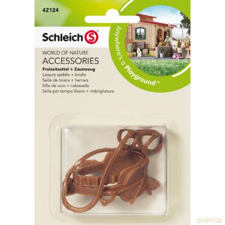Schleich Siodło Wypoczynkowe Uzda [ZABAWKA]