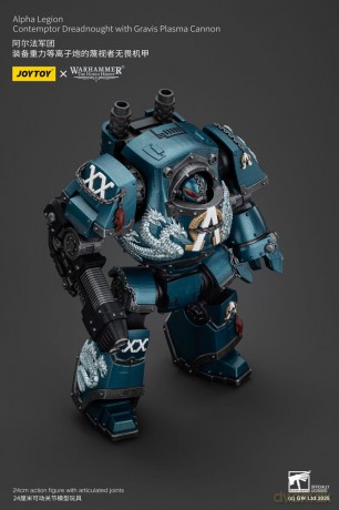 Warhammer The Horus Heresy Action Figure Alpha Legion Contemptor Dreadnought with Gravis Plasma Cannon 25 cm