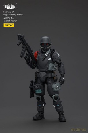 Battle For the Stars Actionfigur Fear XS-01 Night Raid type-Pilot 12 cm