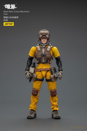 Steel Ride Corps Dark Source Action Figur Mechanic Tork 7 cm