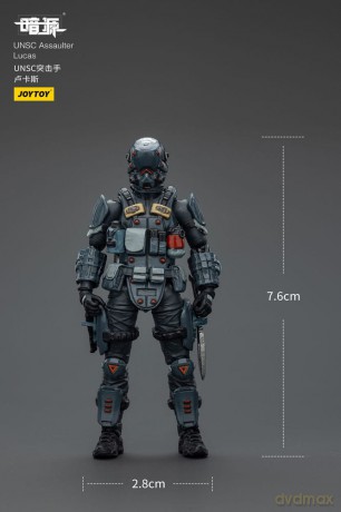 UNSC Dark Source Action Figur Assaulter Lucas 7 cm