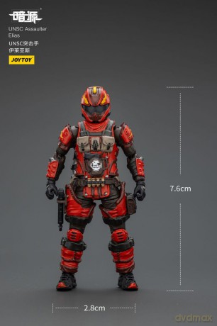 UNSC Dark Source Action Figur Assaulter Elias 7 cm