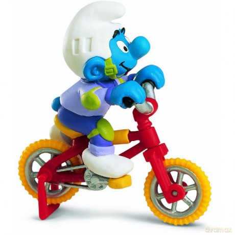 Schleich Smurf Na Rowerze Bmx [ZABAWKA]