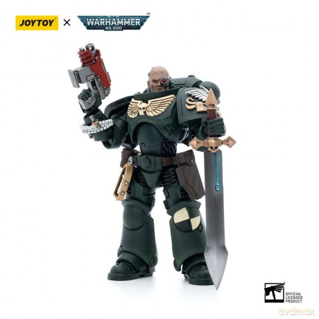 Warhammer 40k Action Figure 1/18 Dark Angels Intercessors Brother Nadael 12 cm