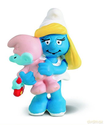 Schleich Smurfetka Ze Smerfikiem [ZABAWKA]