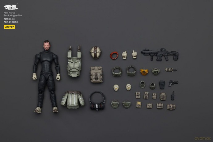 Battle For the Stars Actionfigur Fear XS-03 Tactical type-Pilot 12 cm