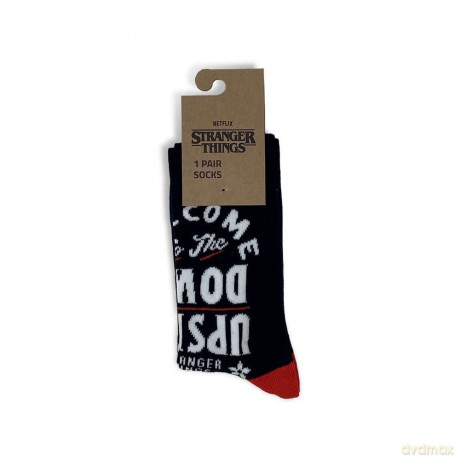 Stranger Things Socks Upside Down Small
