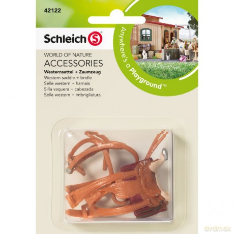 Schleich Westernowe Siodło Uzda [ZABAWKA]