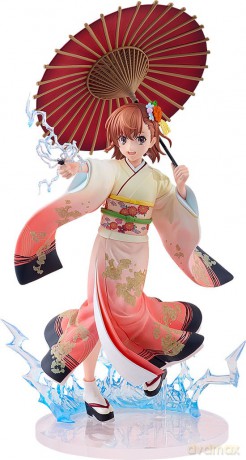 A Certain Scientific Railgun T Statue 1/7 Mikoto Misaka Furisode Kimono Ver. 28 cm