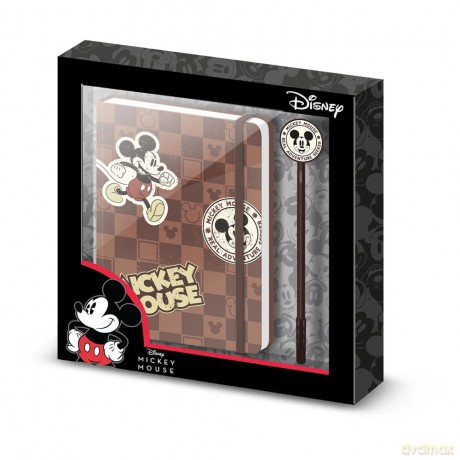 Disney Mickey Mouse Journey pudełko prezentowe z pamiętnikiem i modnym długopisem
