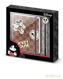 Disney Mickey Mouse Journey pudełko prezentowe z pamiętnikiem i modnym długopisem