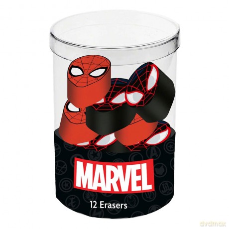 Spider-Man Erasers 12-Pack