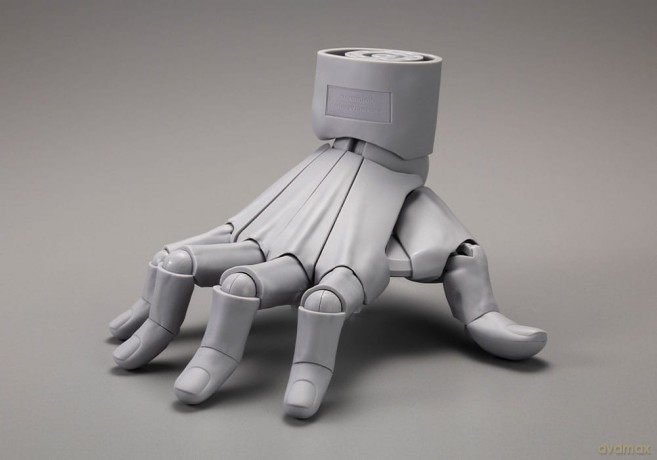 Takahiro Kagami PVC Artist Support Item Hand 1/1 Model Men /R Grey 22 cm