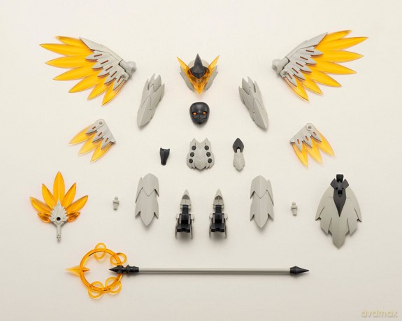 Megalomaria Unlimited Universe Model Kit Accesoory Set Metamorphose Unit Exarmor White Eagle