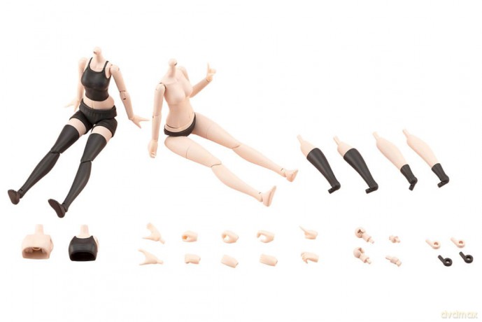 Sousai Shojo Teien Accessory Set for 1/10 Action Figures Dress Up Body Body Color C Size S