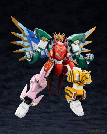 The Red Ranger Becomes an Adventurer in Another World Plastic Model Kit Maximum Kizuna Kaiser 17 cm