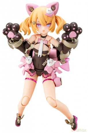 Megami Device Plastic Model Kit 1/1 Puni Mofu Kuro Mao 14 cm