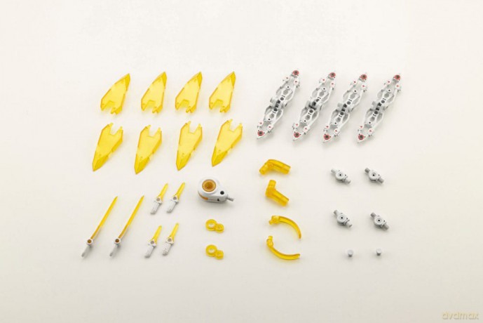Kotobukiya M.S.G. Model Kit Accesoory Set Heavy Weapon Unit 45 Exceed Binder 2 White Ver.