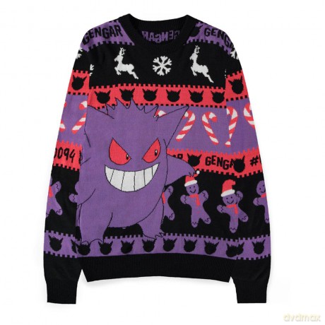 Pokémon Sweater Gengar (Christmas Jumper) Size L