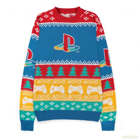 PlayStation Sweater Logo (Christmas Jumper) Size L