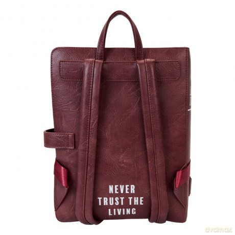 Beetlejuice by Loungefly Backpack Mini Handbook for the recently Deceased Pin Trader