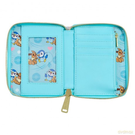 Pokemon by Loungefly Wallet Piplup and Eevee Friends