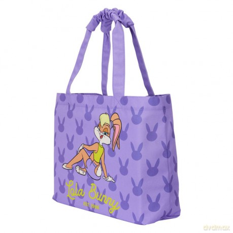 Warner Bros by Loungefly Canvas Tote Bag Looney Tunes Lola Bunny Oversize