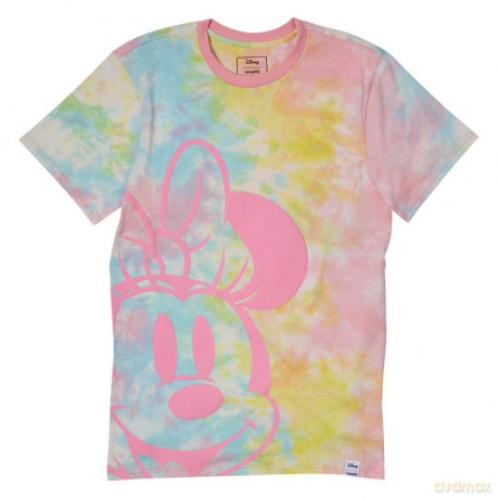 Disney by Loungefly Tee T-Shirt Unisex Minnie Mouse Tie Die Size L