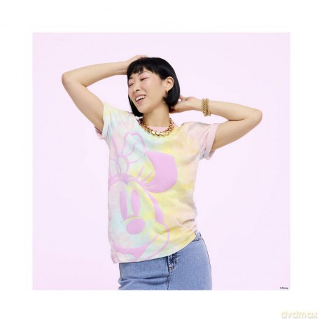 Disney by Loungefly Tee T-Shirt Unisex Minnie Mouse Tie Die Size L