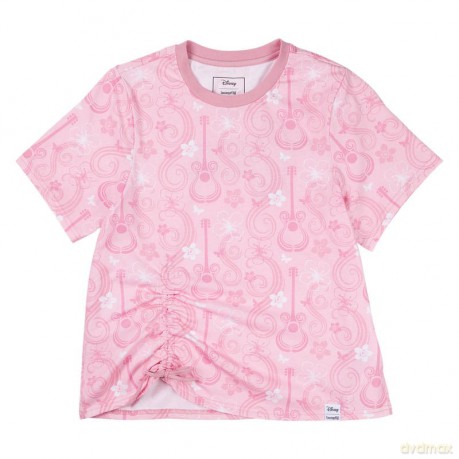 Disney by Loungefly Tee T-Shirt Unisex Hannah Montana Shirred Hem Size S