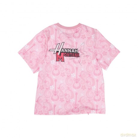 Disney by Loungefly Tee T-Shirt Unisex Hannah Montana Shirred Hem Size S