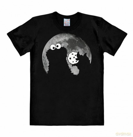 Sesame Street Easy Fit T-Shirt Cookie Monster - Moon Size S