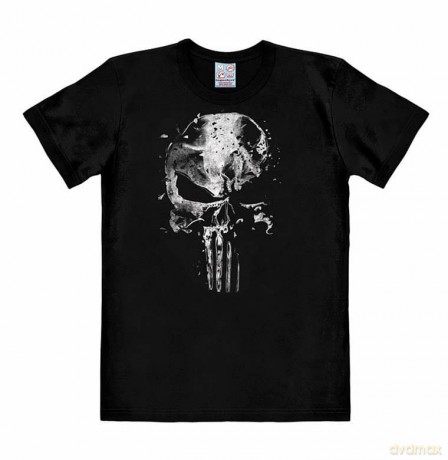 Marvel Easy Fit T-Shirt Punisher - Mercury Skull Size S