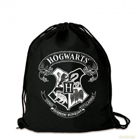 Harry Potter Gym Bag Hogwarts (White)
