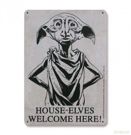 Harry Potter Tin Sign House-Elves 15 x 21 cm
