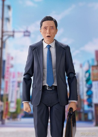Solitary Gourmet Figma Action Figure Goro Inogashira Yutaka Matsushige Ver. Renewal Edition - Nostalgic Teishoku Restaurant Set 17 cm