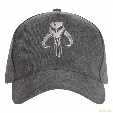 Star Wars The Mandalorian Curved Bill Cap Silver Crest