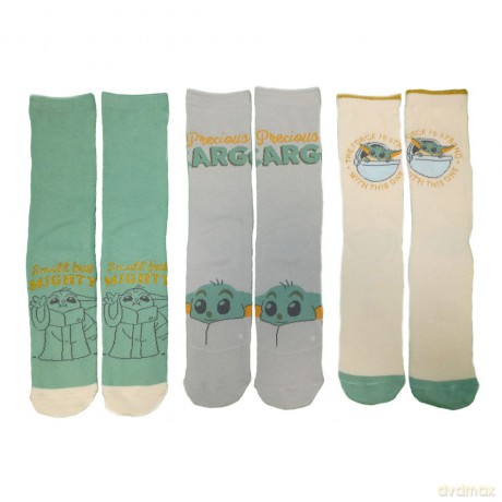 Star Wars The Mandalorian Socks 3-Pack Grogu L-XL