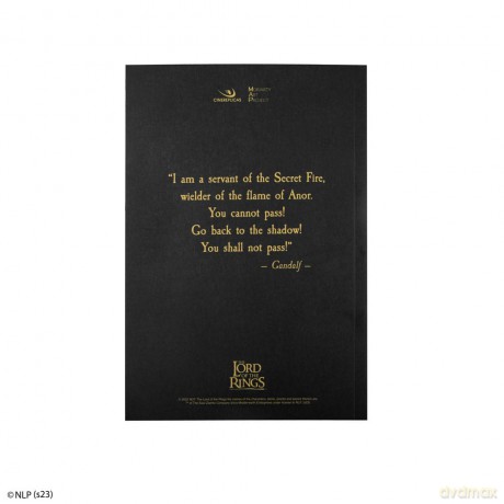 Lord of the Rings Notebook You... Shall not pass!