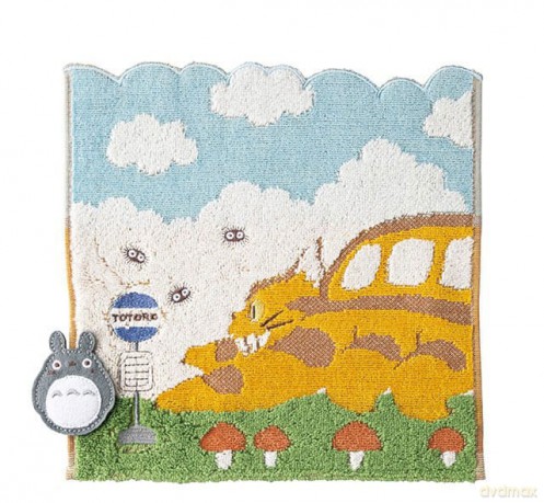 My Neighbor Totoro Mini Towel Catbus on it's way 25 x 25 cm