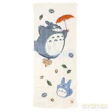 My Neighbor Totoro Imabari Towel Big Totoro Parasol 34 x 80 cm