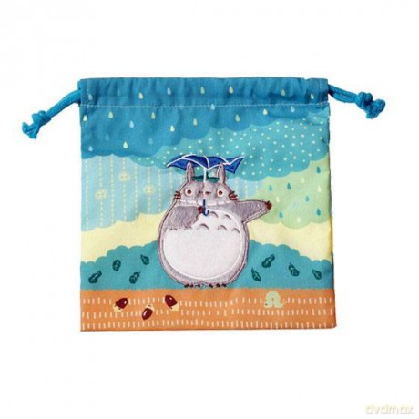 My Neighbor Totoro Laundry Storage Bag Totoro under the rain 20 x 19 cm