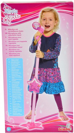 Simba Girls Mikrofon Ze Statywem [ZABAWKA]