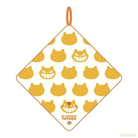 My Neighbor Totoro Mini Towel Catbus Silhouette 33 x 33 cm