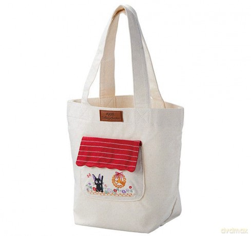 Kiki's Delivery Service Tote Bag Jiji in the flowers