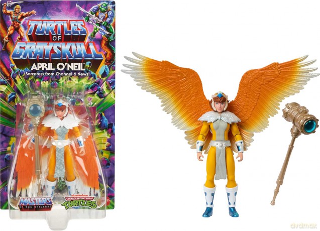 MOTU x TMNT: Turtles of Grayskull Action Figure April O'Neil 14 cm